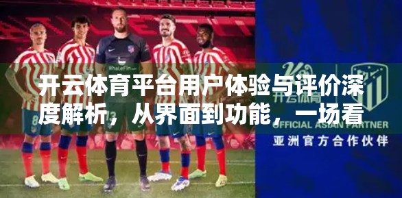 开云体育平台用户体验与评价深度解析，从界面到功能，一场看得见的运动热情