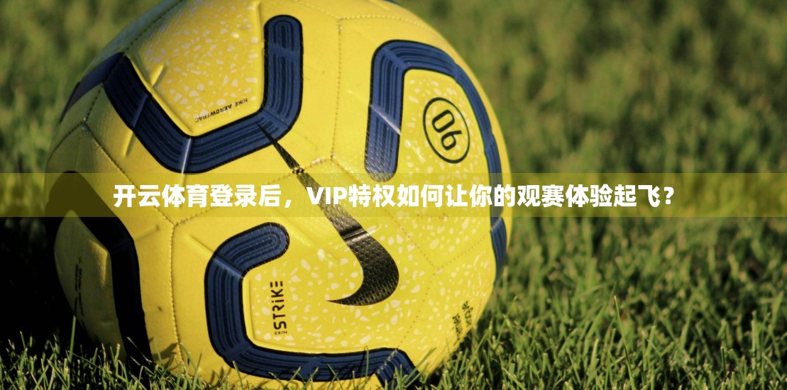开云体育登录后，VIP特权如何让你的观赛体验起飞？