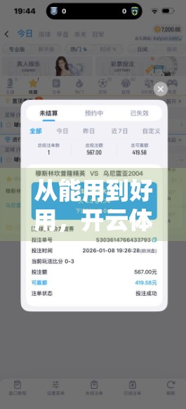 从能用到好用，开云体育登录入口网页界面优化背后的用户体验革命