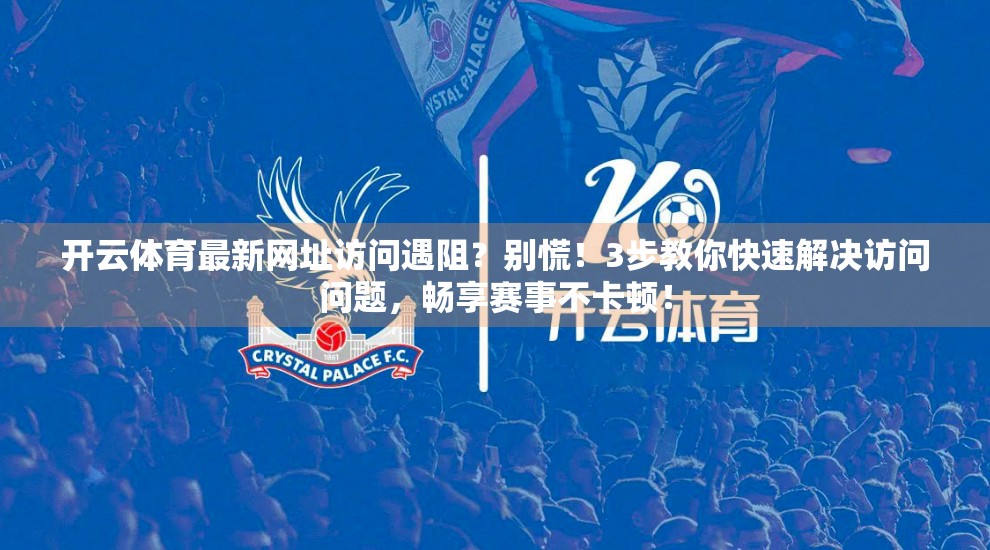 开云体育最新网址访问遇阻？别慌！3步教你快速解决访问问题，畅享赛事不卡顿！