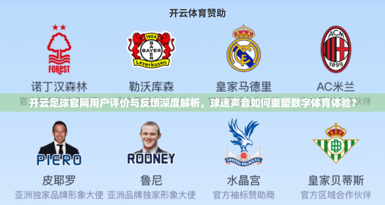 开云足球官网用户评价与反馈深度解析，球迷声音如何重塑数字体育体验？
