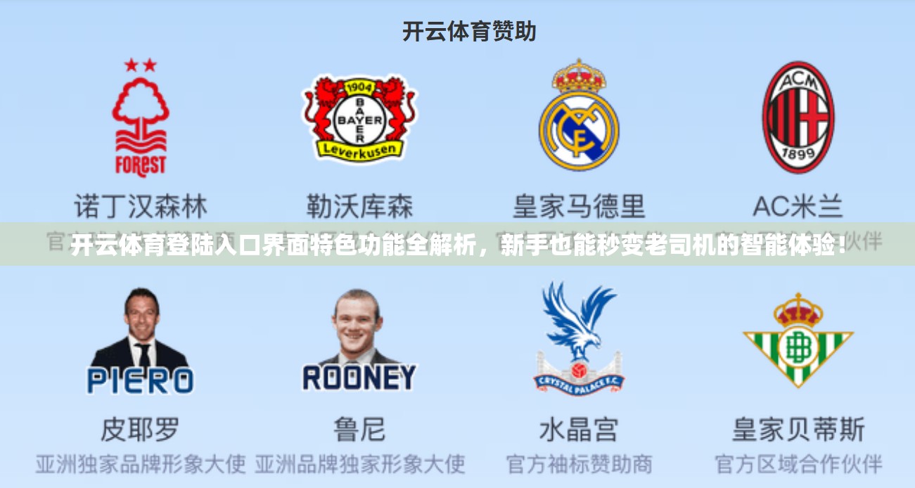 开云体育登陆入口界面特色功能全解析，新手也能秒变老司机的智能体验！