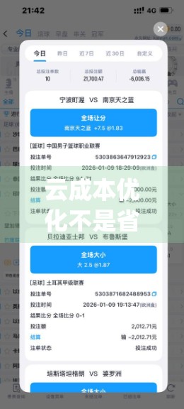 云成本优化不是省钱那么简单！企业如何用对策略，让开yun体育官网云更高效、更划算？