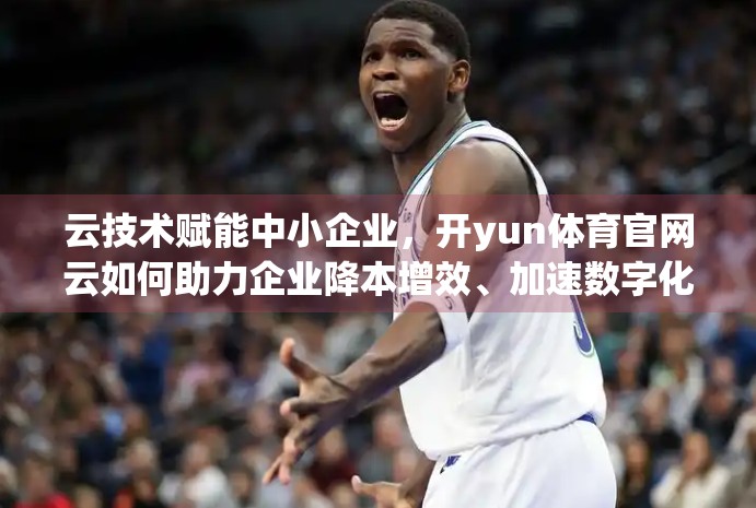 云技术赋能中小企业，开yun体育官网云如何助力企业降本增效、加速数字化转型？