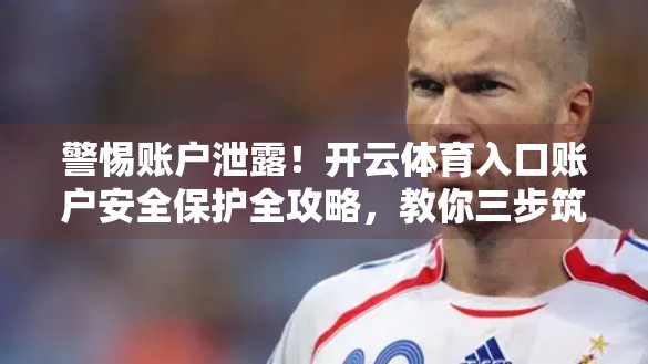 警惕账户泄露！开云体育入口账户安全保护全攻略，教你三步筑牢数字防线